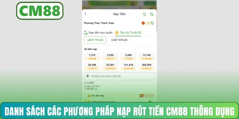 Quy trình rút tiền CM88 an toàn, nhanh và không gặp lỗi